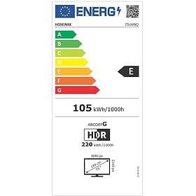 Hisense 75U6NQ 75'' Mini-LED Smart TV