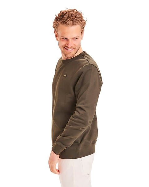 KnowledgeCotton Apparel Erik Badge Sweatshirt (Herr)