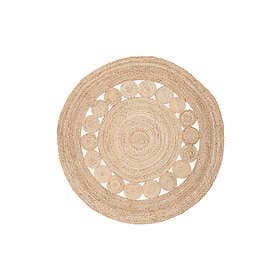 Venture Home Jutematta Elis 100% jute 200*200- -Round-Natural dark