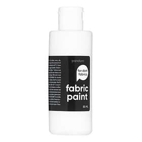 Fabric Paint 85ml – vit täckande textilfärg för mörkt tyg