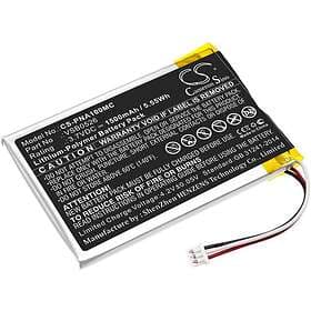 Batteriexperten Kompatibelt med Panasonic HX-A500-H, 3.7V, 1500 mAh