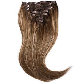 Rapunzel Of Sweden Clip-on set 7 pieces 50 cm Hazelnut Caramel Balayag