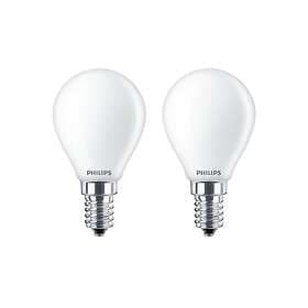 Philips LED-glödlampa LED CLASSIC 25W P45 E14 WW FR ND 2PF/6 E14