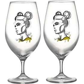 Kosta Boda All About You Cheers To You Ølglas 40cl 2-pack