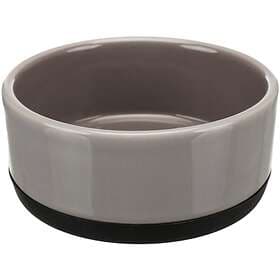 Trixie Ceramic Bowl Non-Slip Rubber Bottom Gray 0.75L