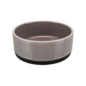 Trixie Ceramic Bowl Non-Slip Rubber Bottom Gray 0.4L