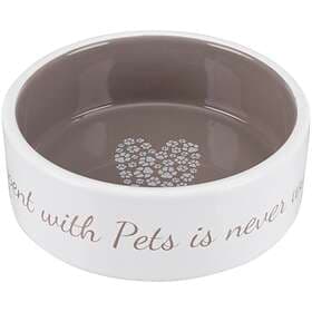 Trixie Pet's Home Ceramic Bowl 1.4l/ø20 cm Cream/Taupe