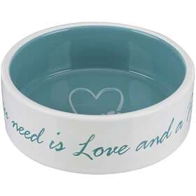 Trixie Pet's Home Ceramic Bowl 0.3l/ø12 cm Cream/Petrol