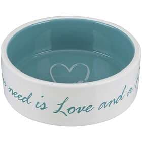 Trixie Pet's Home Ceramic Bowl 1.4l/ø20 cm Cream/Petrol