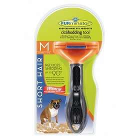 FURminator Undercoat Deshedding Tool For Short Haired Medium Dogs