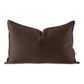 Scandi Living Calm kuddfodral linne 40x60 cm Chocolate Brown