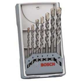 Bosch Borrsats för betong Silver Percussion; 4-10 mm; 7 st.