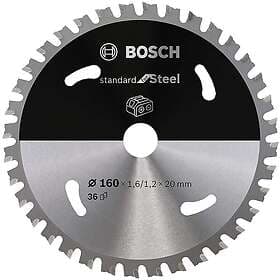 Bosch Sågklinga för metall Standard for Steel; 160x20 mm; Z36; 6°