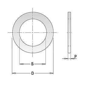 CMT Reduktionsring 299.238.00; 1.4x20.0x22.2 mm