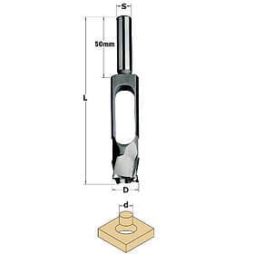 CMT SP PLUG CUTTER D=12X140 S=13X50 RH