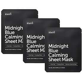 Klairs Midnight Blue Calming Sheet Mask 25ml 3-pack