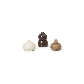 Ferm Living Komo Mini Vase 3.6 cm Set om 3 Multi