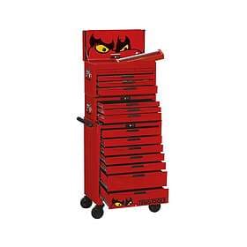 Teng Tools Tool Trolley TC816STACK 16 drawers, röd