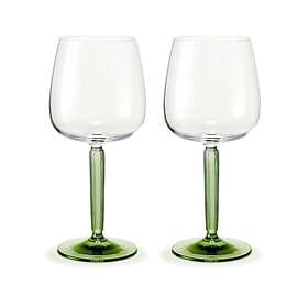 Kähler Design Hammershøi Rødvin Glas 49 cl 2-pack Grön