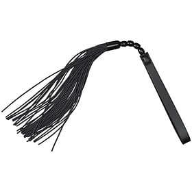 Sex & Mischief Konstläder Noir Whip Flogger 45.5 cm Svart