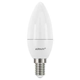 Airam LED Opal C35 3W E14 250lm, 2-pack Vit Opalglas