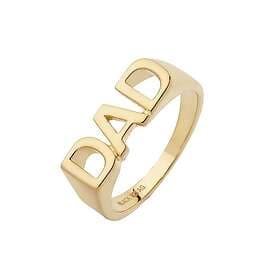 Maria Black Dad Ring Gold