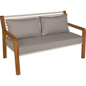 Fermob Somerset Sofa 2-Sits, Clay Grey Teak