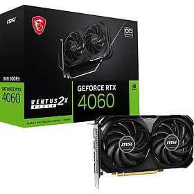 MSI GeForce RTX 4060 Ventus 2X Black OC HDMI 3xDP 8GB