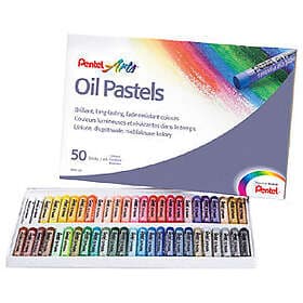 Pentel Oljepastellset 50 kritor