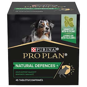 Purina PRO PLAN Dog Adult Natural Defences Supplement tabletter 67g (45 tabletter)