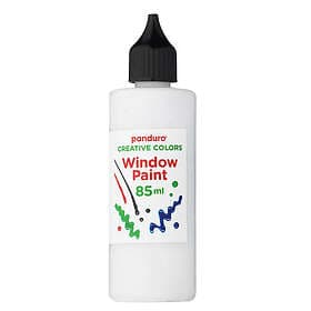 Window Paint 85ml vit glitter