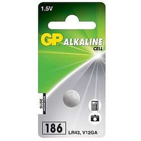 GP Batteries Alkalisk knappcell LR43 1.5V 1-P