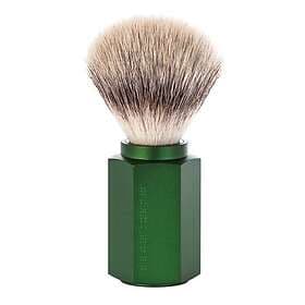 Mühle HEXAGON Silvertip Fibre Shaving Brush Anodised aluminum forest