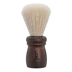 nom ALFRED Shaving Brush Natural Bristle Dark Ash