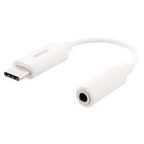 Deltaco USB-C till 3.5 mm adapter, stereo 11cm