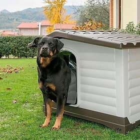 Ferplast Dogvilla plasthundkoja Dogvilla 90: B 88 x D 72 x H 65 cm