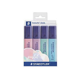 Staedtler Överstrykningspenna Textsurfer Classic Pastell 4 pennor