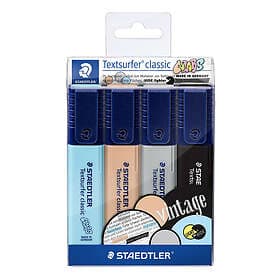 Staedtler Överstrykningspenna Textsurfer Classic Vintage 4 pennor