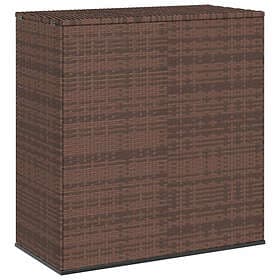 vidaXL Dynbox PE-rotting 100x49x103.5 cm brun 317224