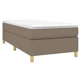 vidaXL Mattress base taupe 100x200 cm tyg 3120941