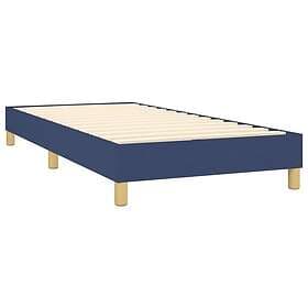 vidaXL Mattress base med madrass blå 90x190 cm tyg 3140503