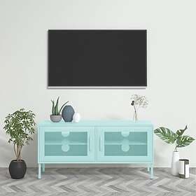 vidaXL TV-bænk mintgrön 105x35x50 cm stål 336239