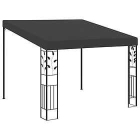 vidaXL Väggmonterad paviljong 3x3x2.5 m antracit 48000