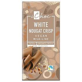 iChoc Bar of Chocolate White Nougat Crisp 80g