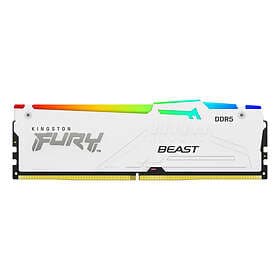 Kingston Fury Beast White RGB DDR5 5200MHz 16GB (KF552C40BWA-16)