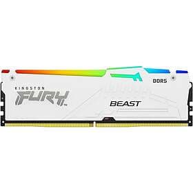 Kingston Fury Beast White RGB DDR5 5600MHz 16GB (KF556C36BWEA-16)