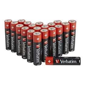 Verbatim batteri 20 x AA / LR06 Alkalisk