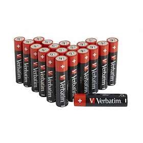 Verbatim batteri 20 x AAA / LR03 Alkalisk