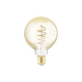 EGLO LED-glödlampa med filament form: G95 E27 4W varmt vitt ljus 2200 K