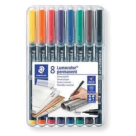 Staedtler 8-pack Lumocolor permanent Superfine